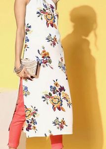 Floral Print Kurta