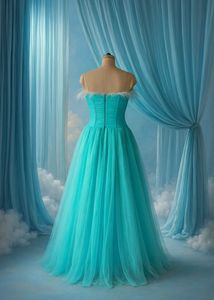 Elegant Blue Ethnic Gown