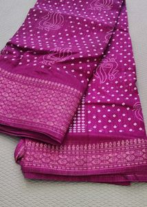 Elegant Purple Ethnic Saree