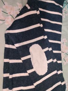 Striped Turtleneck Sweater