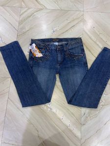 Embellished Flare Jeans