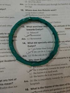 Hand Made Green Bangle