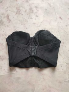 Goth/ Punk Black Corset Top