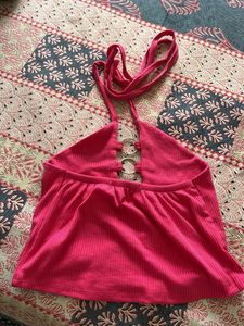Pink Halter Top