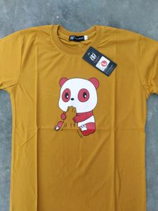 Brand New Cotton Panda Printed T-shirt