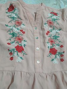 Embroidered Cord Set