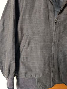 Brown Check Harrington Jacket