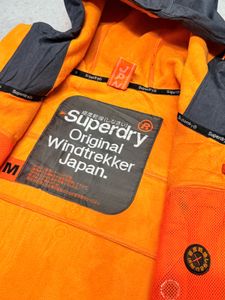 Superdry Black &amp; Orange Windtrekker Jacket