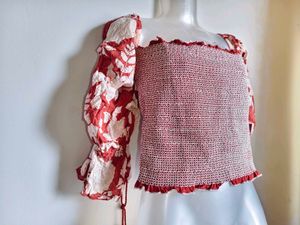 🎄Buy 1, Get 1 Free🎁Floral Print Smocked Top