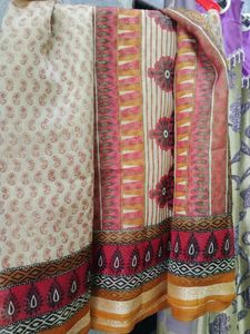 Paisley Print Saree