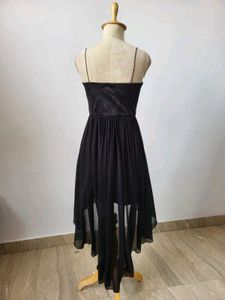 Black High-Low Dress