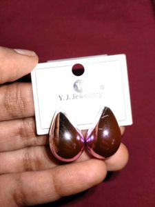 Silver Purple Teardrop Earrings