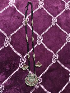 Oxidised Mangalsutra