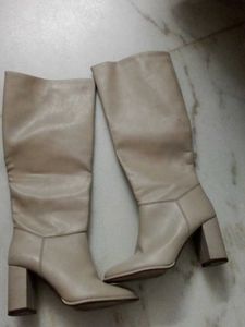 Beige Boots