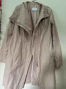 Beige Korean Long Overcoat