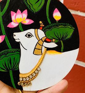 Pichwai Cow Fridge Magnet