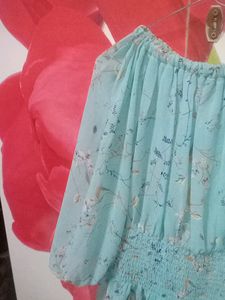 Light Bluee Top For Women