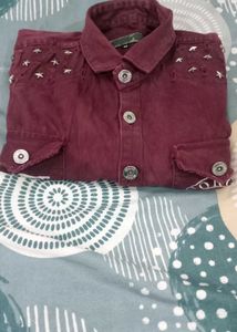 Stylish Boys Jacket Colour Dark Purple