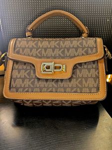 Stylish Brown 'MK' Handbag