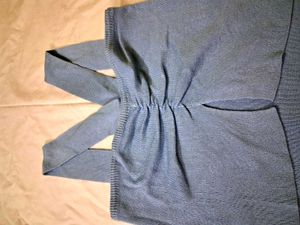 Light Blue Knit Tank Top