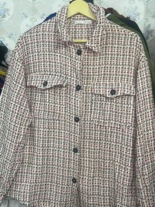 Pull&Bear Checked Shirt Jacket