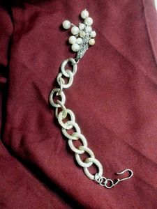 White Gold Coloured Zara Bracelet