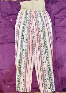 Patterned Maternity Pants