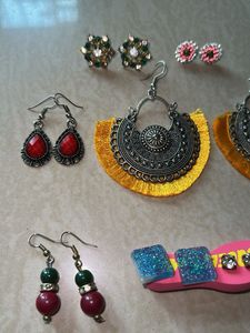 8 Pair Of Earrings