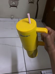 Boldfit Yellow Insulated Tumbler