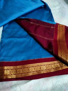 Elegant Blue Saree