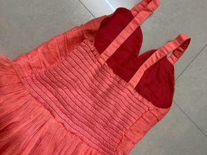 Coral Party Dress