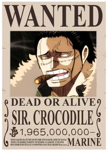 Pack Of 20 Wanted One Piece Anime Poster