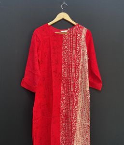 Max Women Red Kurti | Bust 38 | Length 42