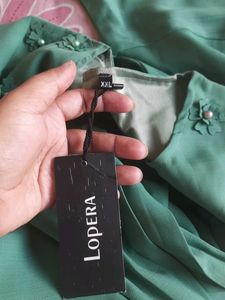 Lopera Green Embellished Top - Size XXL