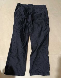 Ivoc Black Cargo Pants, 36 Size