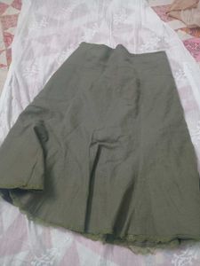 no.no tokyo olive skirt