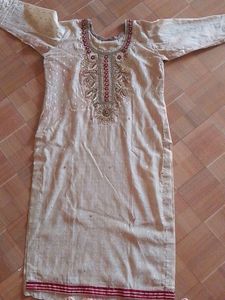 Golden And Maroon Plazo Suit With Dupatta