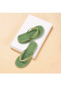 forever glam  Green Flip Flops