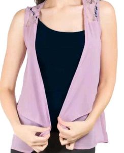 Flowy Lace Vest