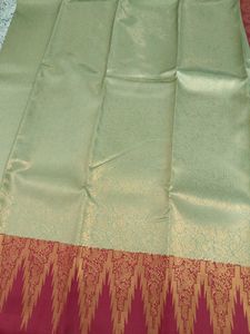 New Pista Green N Maroon Wedding Collection Saree