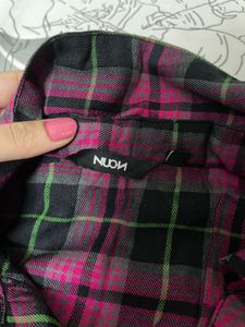Checked Mini Dress