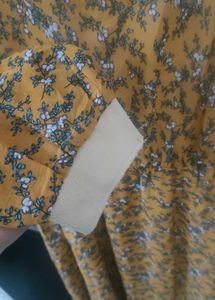 Vintage Floral Print Midi Dress