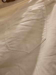 Ripped White Jeans