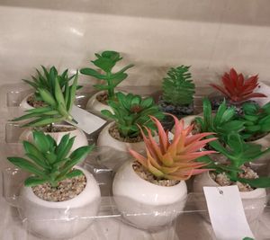 2pc Artificial Mini Desktop Plant