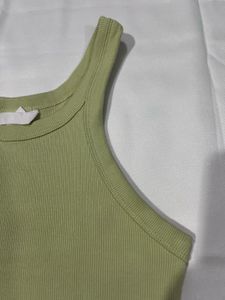 H&amp;M Lime Green Casual Top