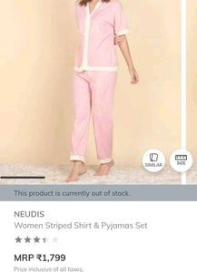 Cute Pink Pajama Set