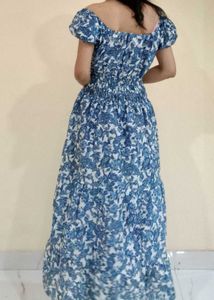 Brand New Blue Smokey Dress 👗