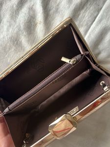Elegant Gold Clutch