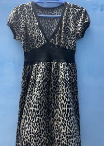 Short Leopard Print Dress