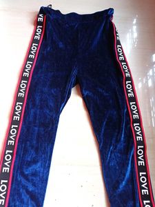nevy Blue Velvet Tracksuit Set/co ords